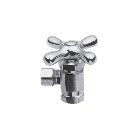 Newport Brass Angle Valve, 3/8" Ips in Matte White 404X-52